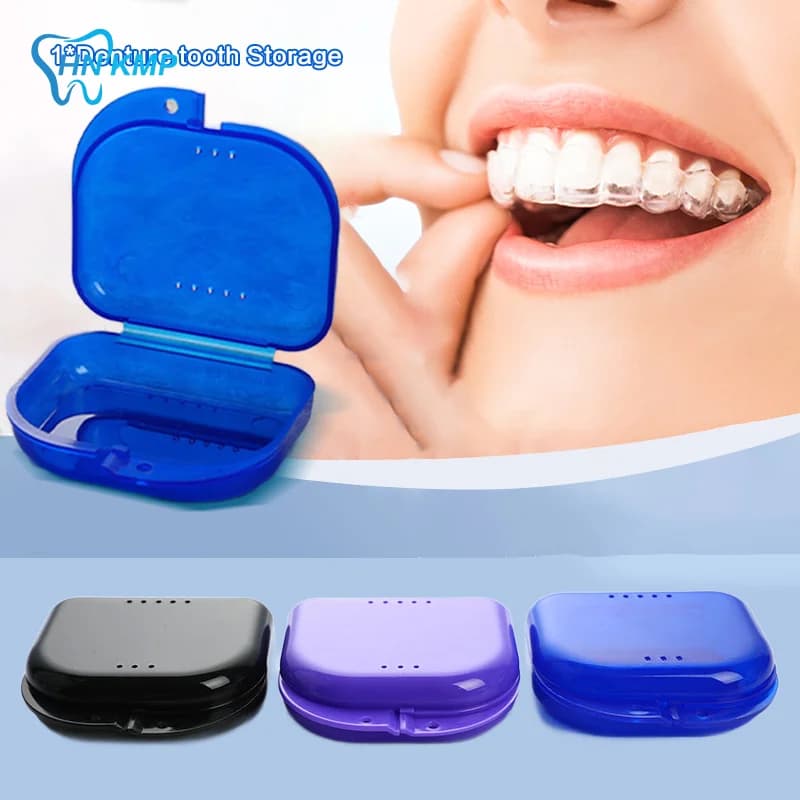 Tray for dental equipment Case for sanitary fixtures Case for mouth protection Case for prosthesis container Oral hygiene