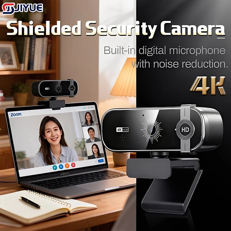Webcam grandangolare Full HD 4K 30Fps 120 con microfono Telecomando Streaming PC Conferencin Windows Mac Linux