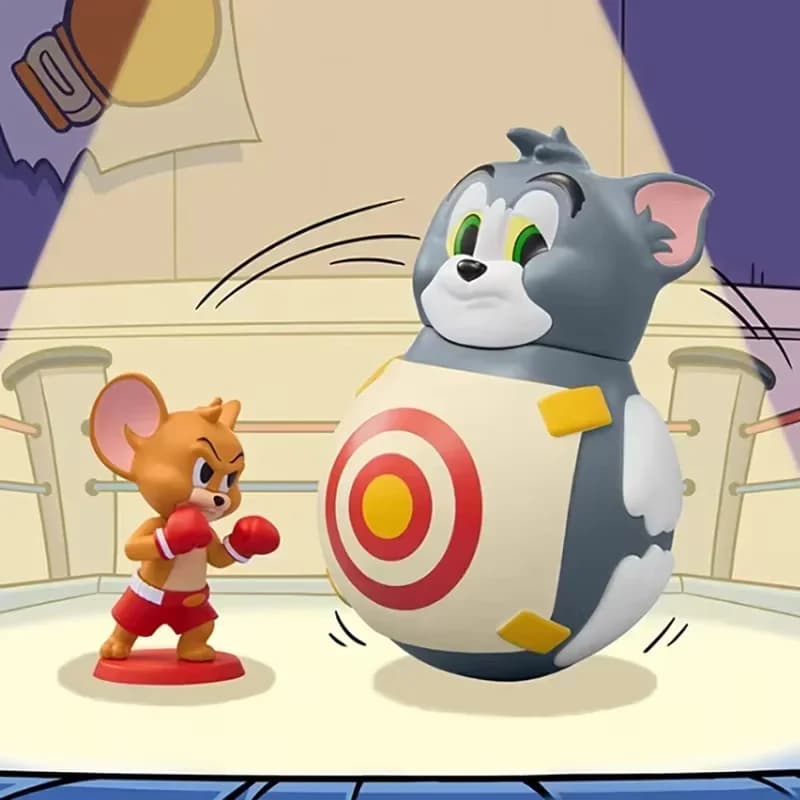 POPMART TOM e JERRY Serie Funfair - Blind Box Trendy, Mystery Box, Action Figure, Regalo a Sorpresa