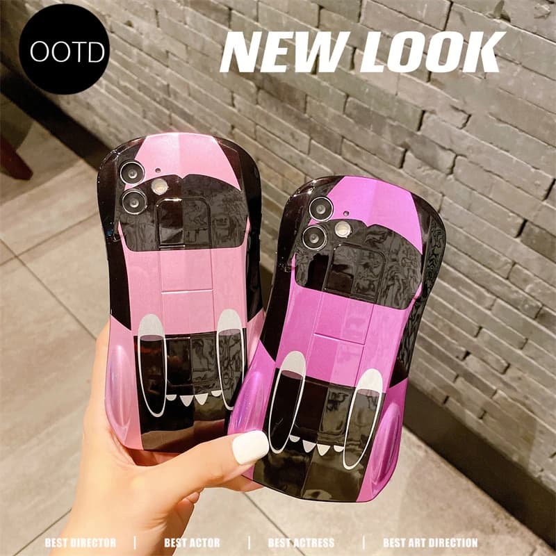 Custodia per telefono antiurto Supercar verniciata in TPU con armatura di lusso per IPhone 15 Pro Max 13 12 Mini 11 14 Pro Max Plus Cover posteriore per paraurti