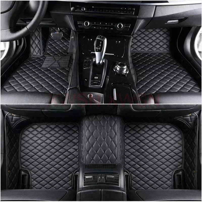 Tappetini per auto personalizzati 3D a copertura totale per Hyundai Equus 4 posti 2010-2017 anni Dettagli interni Accessori auto