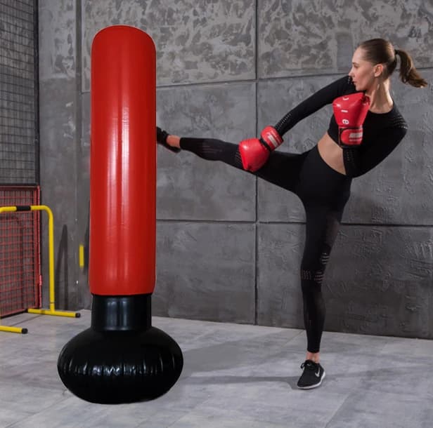 Portable Home Fitness & Stress Relief Punching Column Bag, Boxing Training, Taekwondo & Karate Practice, Indoor Entertainment