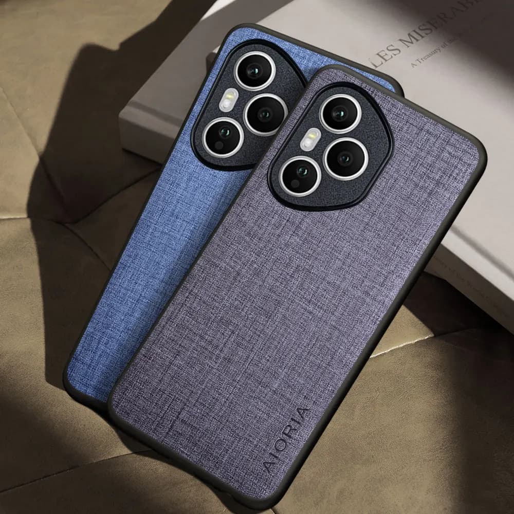 Case for Honor 400 Pro Smart Lite 5G Textile texture leather phone cover funda for Honor 400 Pro Max case capa