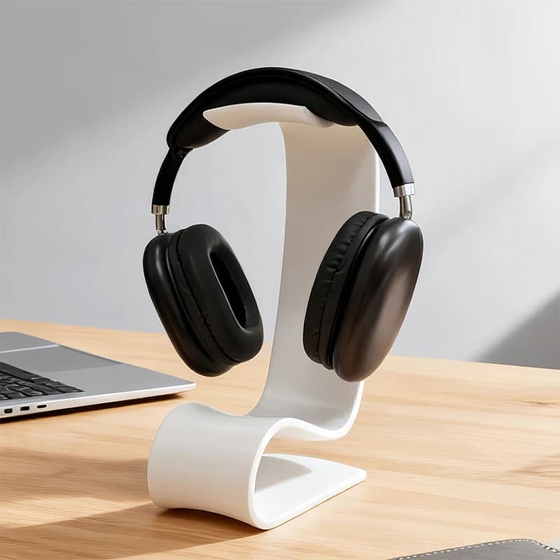 1pc semplice ed elegante supporto per cuffie moda semplice durevole ABS desktop gaming cuffie espositore per tutte le dimensioni delle cuffie