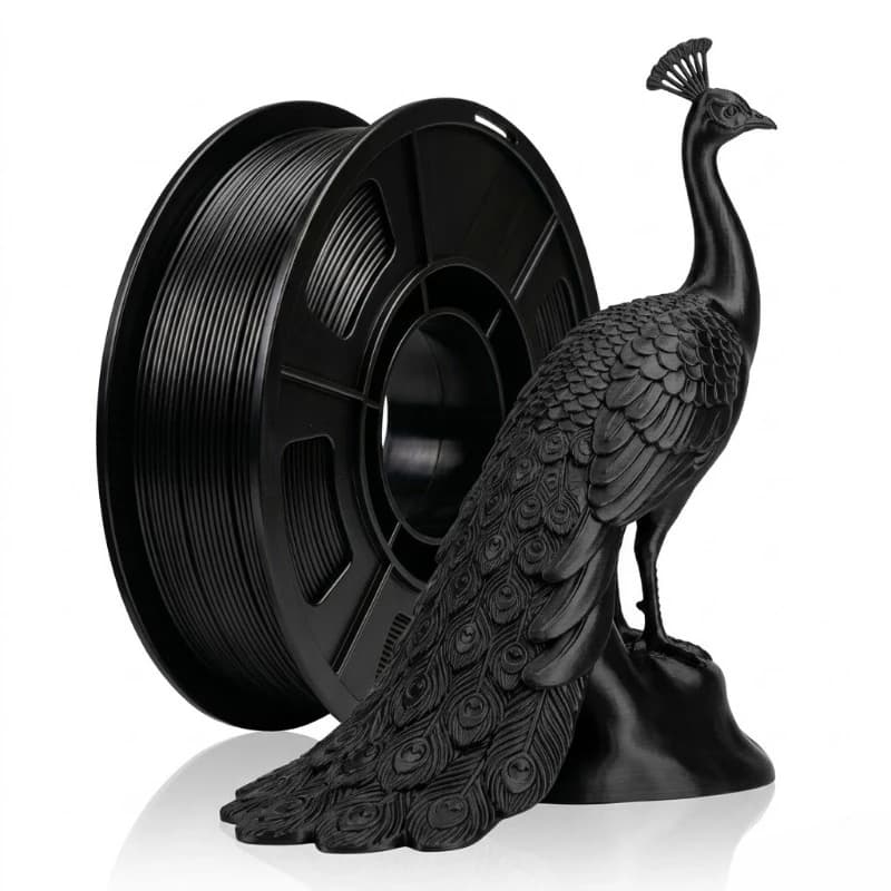 Silk PLA Filament 1.75mm for 3D Printer, Metal-Like Shiny 3D Filament 250g 1 Spool, Dimensional Accuracy +/- 0.02 mm