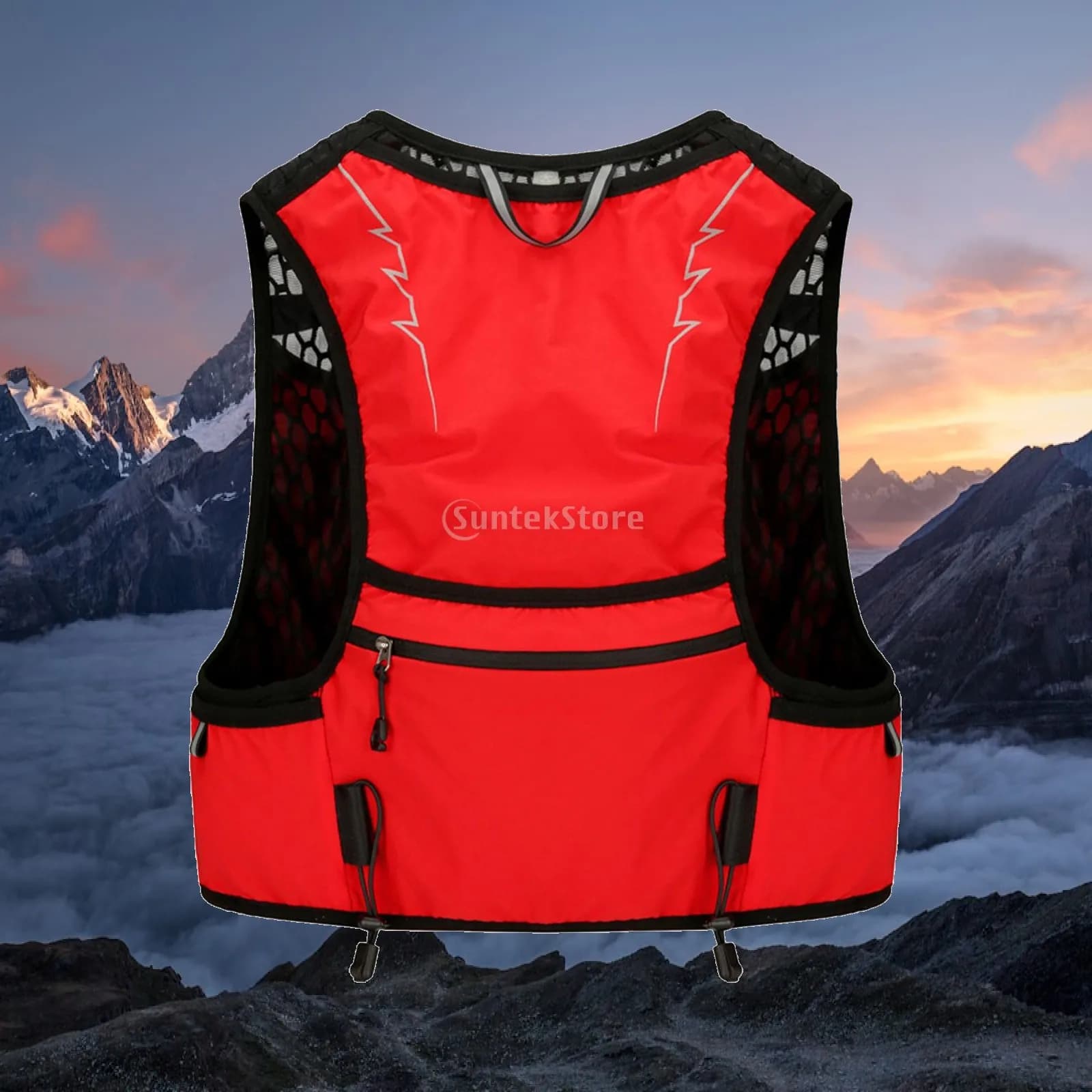 Hydration Vest, for Men Women Lightweight Running Gear Sport Bag Daypack Breathable Hydration Pack for Camping Hiking Cycling