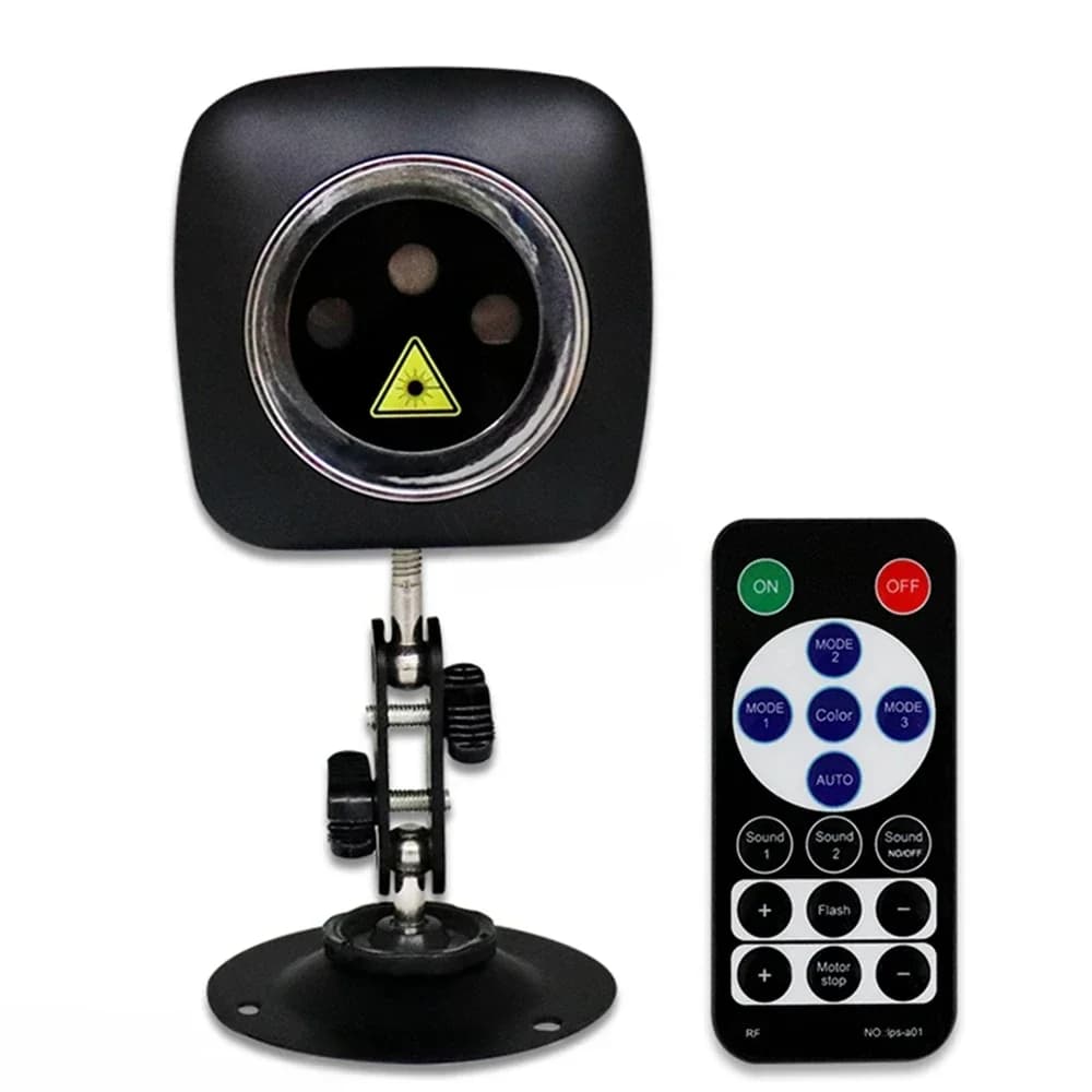 Mini proiettore laser RGB 32 modelli DJ Luce da discoteca Musica RGB Illuminazione scenica Lampada effetto DMX per Natale KTV Home Party