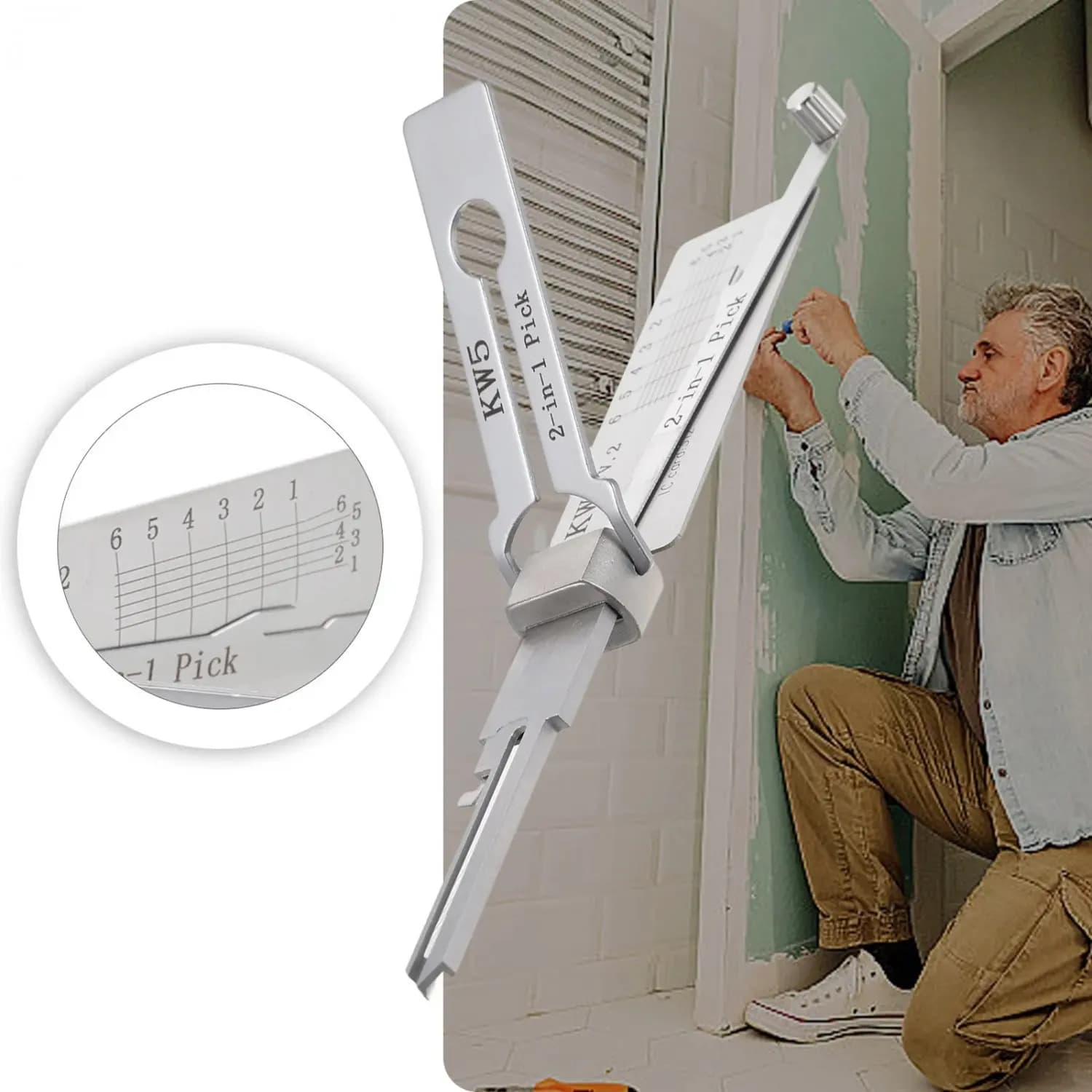 Utensili resistenti SS001/SS002 PRO m1ms2 am5 KW1/SC1/SC4 per porte ignifughe e sicurezza residenziale