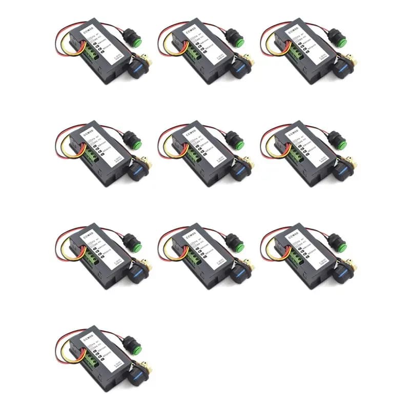ABGI-10X 6V-30V 8A DC Motor Speed Controller 6V 12V 24V PWM Stepless Speed Control Switch Adjustable Driver Regulator