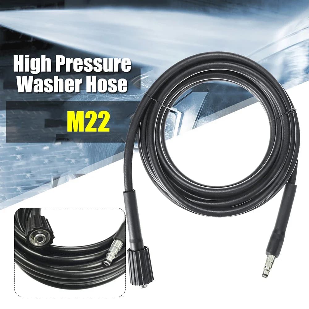 High Pressure Sprinkler Tube M22 18Mpa 15m, Garden Sprayer Tube Compatible with Nilfisk C100 C110 C120 C130 C140