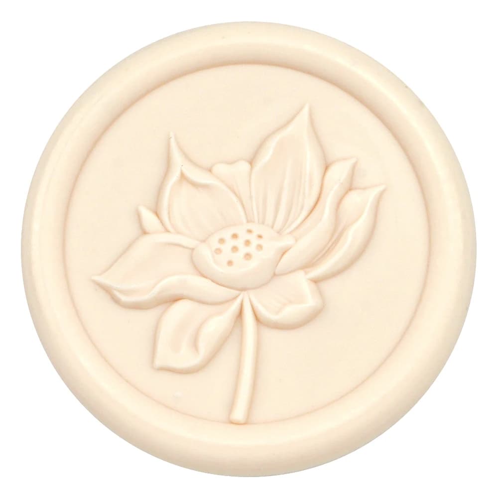3D Water Lilies Floral Wax Seal Stickers,20Pcs Self-Adhesive Seals for Wedding Invitations,Envelopes,Gift Wrapping and Christmas