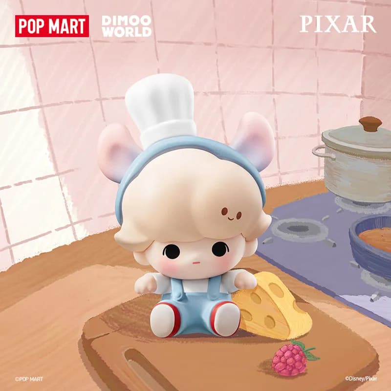 POP MART POP BEAN DIMOO WORLD PIXAR Series Mini Doll Blind Box Mystery Box Toys Kawaii Ornaments Figurines Home Decor Desktop