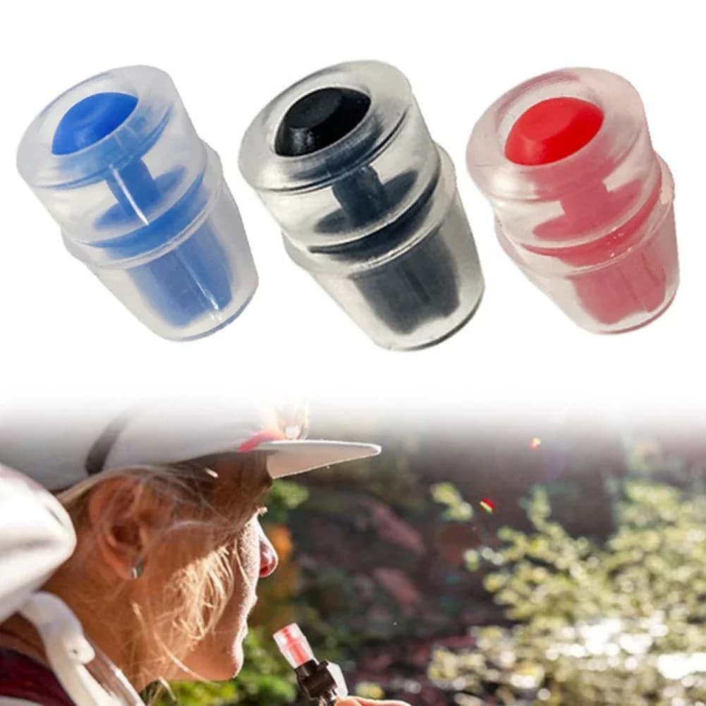 4 pz Sacchetto D'acqua Valvola Morso 2.7x1.8 cm Silicone Vescica D'acqua Idratazione Pacchetto Valvola Morso Bottiglie D'acqua Valvola Morso sostituzione Guaina