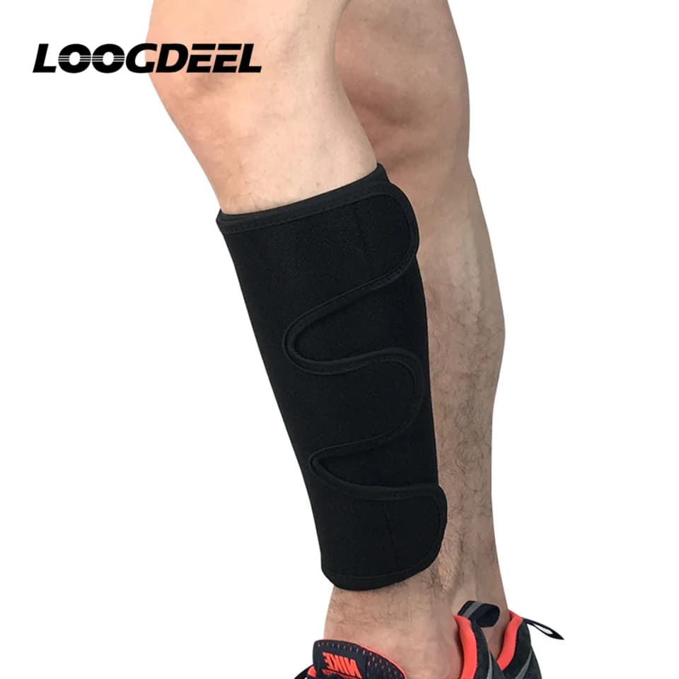 LOOGDEEL 1 pz sport maniche a compressione Brace Football basket sport all'aria aperta in esecuzione Leggings elasticizzati ginocchiere