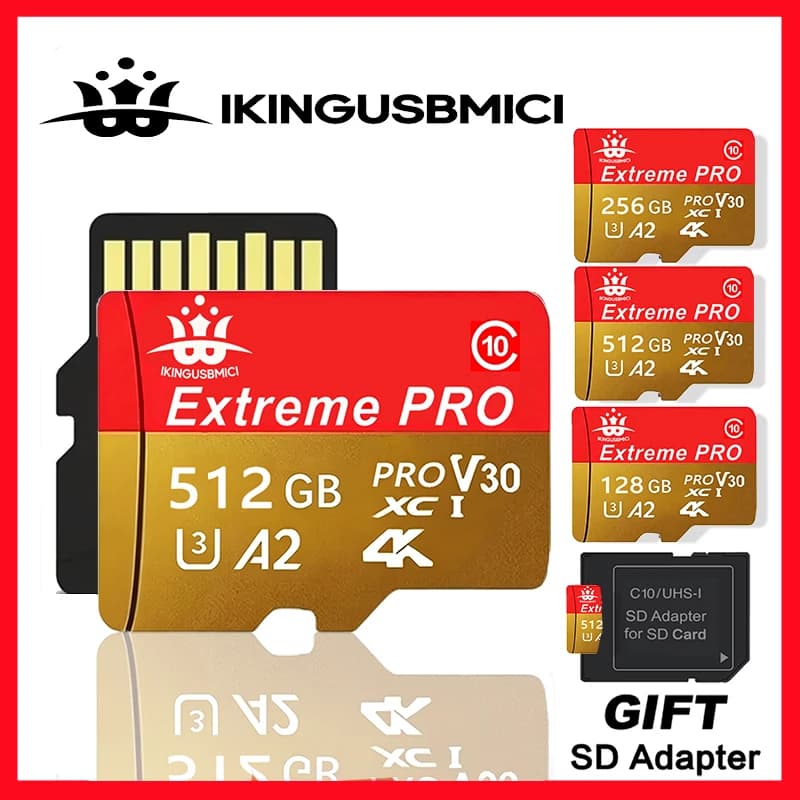 32gb 64gb 128gb 256gb 512gb Class10 High Speed Drone Flash Card Class Mini Memory U3 Premium Quality Reliable Durable Class 10
