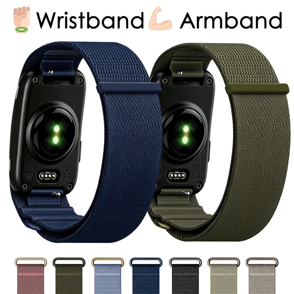 Nylon Wristband & Armband For Garmin CIRQA Smart Band Replacement Strap Adjustable Bracelet For Garmin CIRQA Accessory Loop