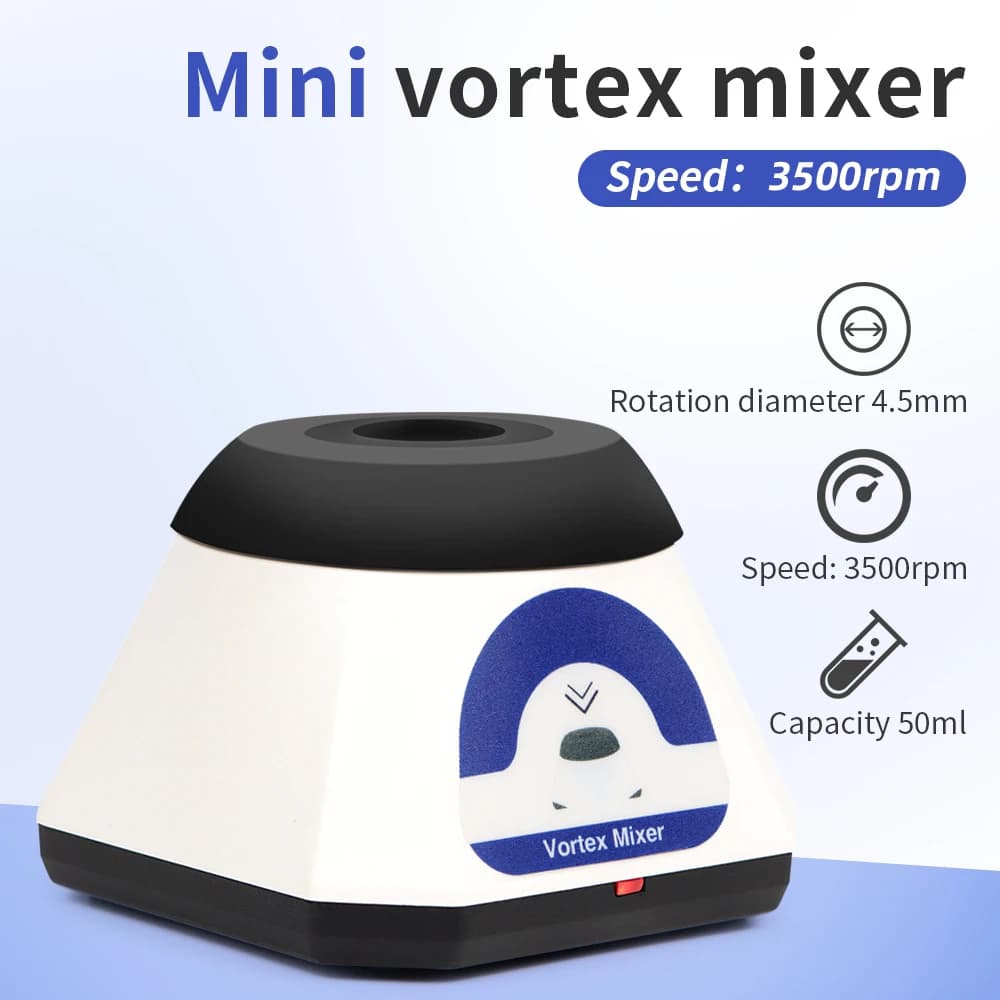 Laboratory Mini Vortex Mixer 3500 RPM Electronic Blender Tattoo Ink Nail Polished Vortex Shaker High Quality Spiral Eccentric Mixer