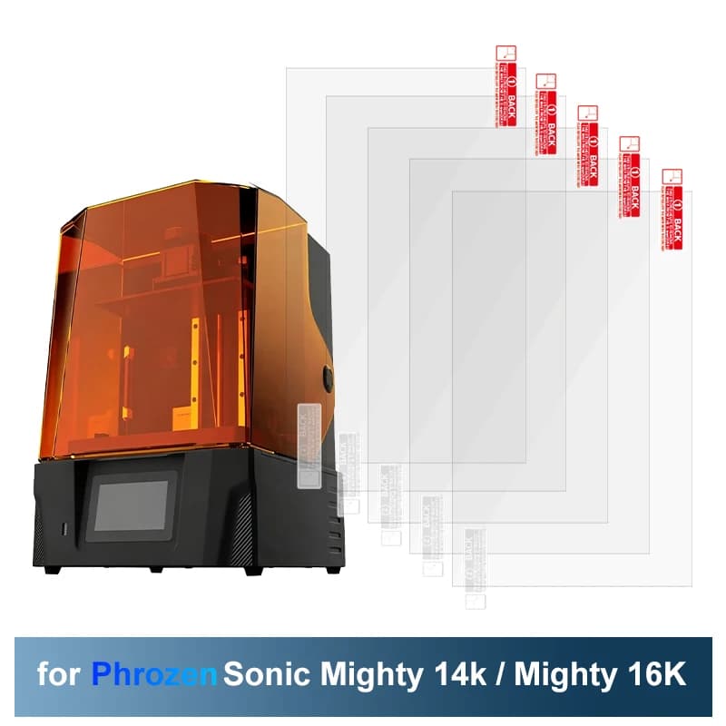 Accessorio per stampante 3D 5 pezzi pellicola protettiva per schermo da 10.1 pollici per stampante 3D LCD PhrozenSonic Mighty14K/Sonic Mighty14K