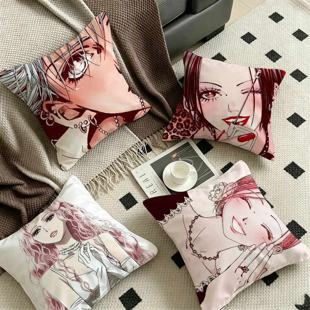 Hot Anime Nana Cute Cushion Cover Decorative Pillow Sofa Home Decor case pillow cases