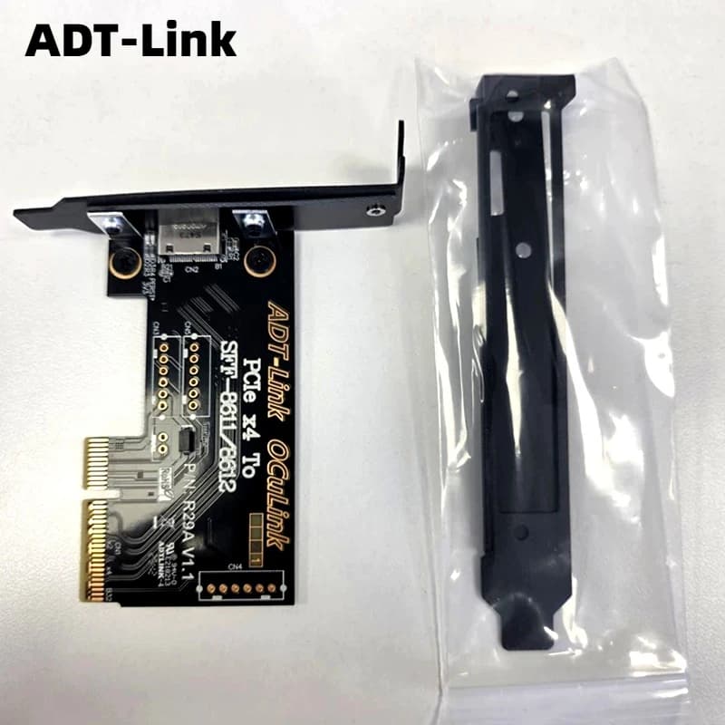 ADT R29Q R29A PCIe 5.0 4.0 X4 To OCuLink SFF-8612/8611 4i Riser Card Laptop To External Video Graphics Card M.2 OCuLink Notebook