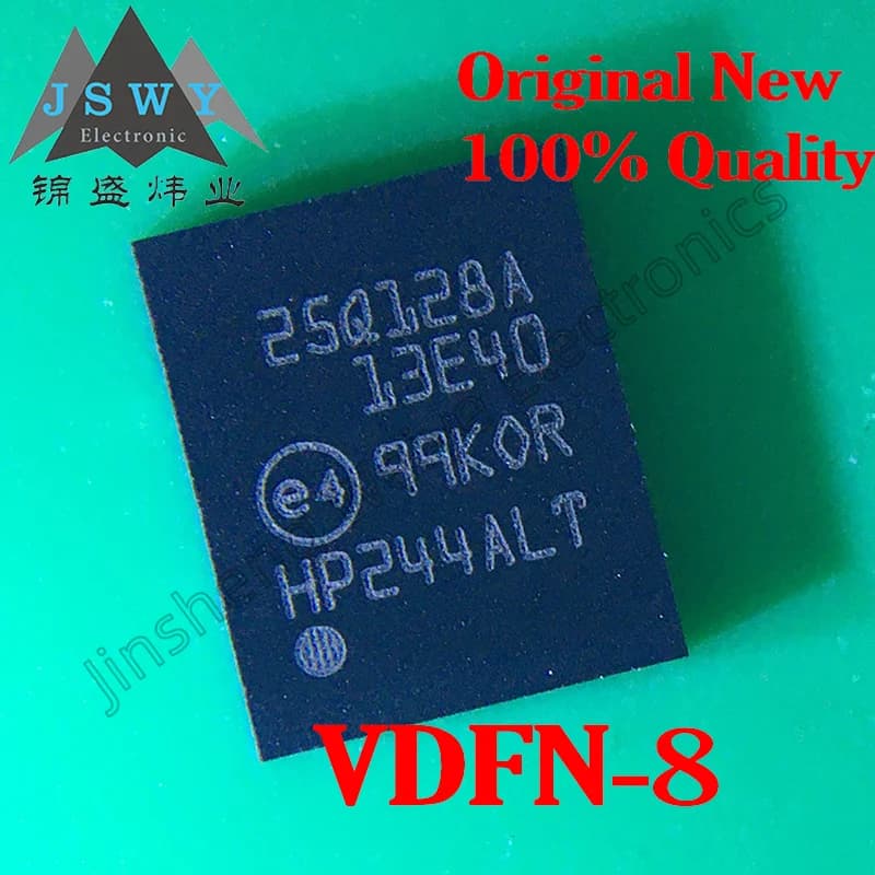 (1/10 pezzi) N25Q128A13EF840F 25Q128A13EF40 VDFN8 interfaccia SPI NOR Memoria Flash Nuovo stock originale Consegna veloce