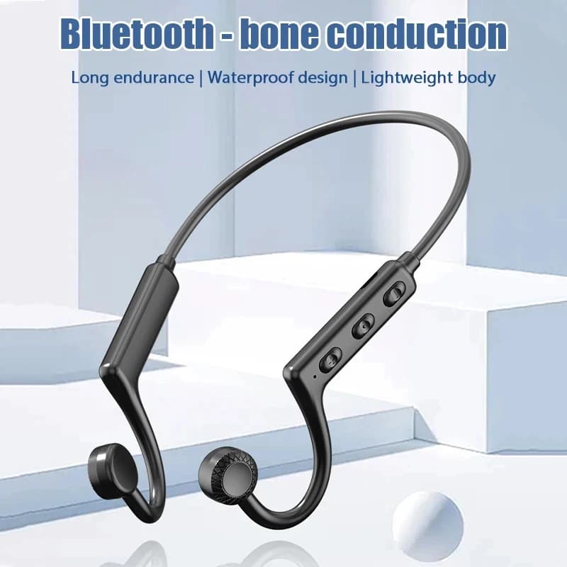 KS-19 Bluetooth headset wireless bone run Audio quality HIFI Non-in-ear sports headphones mounted on the ear with microphone