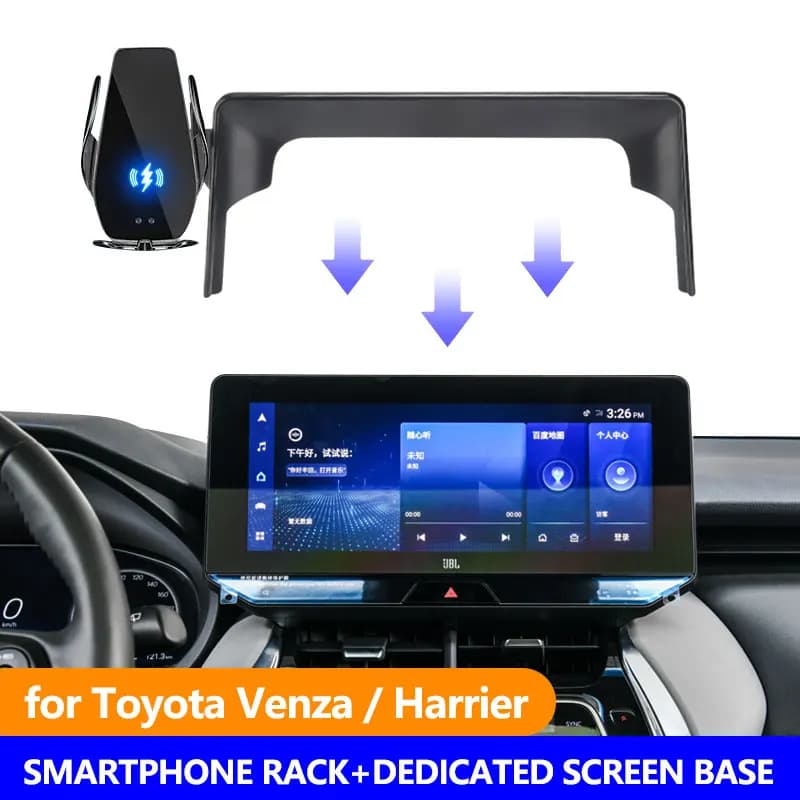 Supporto per cellulare per auto per Toyota Venza Harrier XU80 supporto per cellulare in auto 12.3/8 pollici supporto per schermo accessori