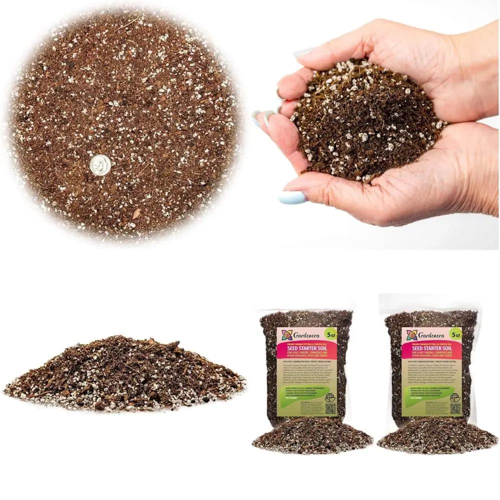 Organic soil for Semina from 10 Quarti - Versatile blend for healthy plants and semenzali (2 Bags)