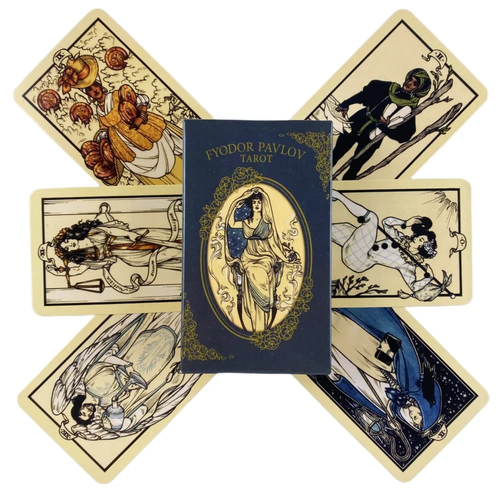 78 Carte dei Tarocchi di Fyodor Pavlov, Carte Oracolo per Divinazione e Previsione del Futuro
