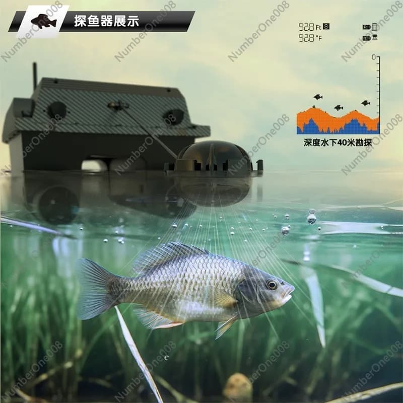 Professionale RC Bait Boat 12V GPS Sistema di esche automatiche Rilascio netto con una chiave Posizionamento a 180 punti per la pesca