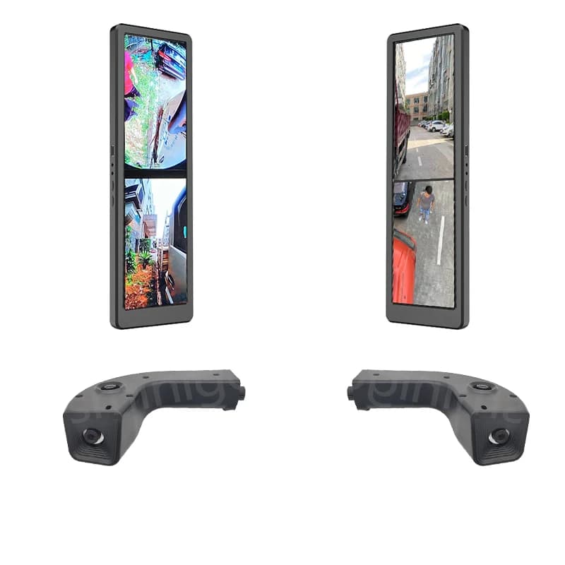 Heavy truck Dashcam, 15.88 inch HD camera for side mirrors with angle view for trucks, vans and buses, exclusively.