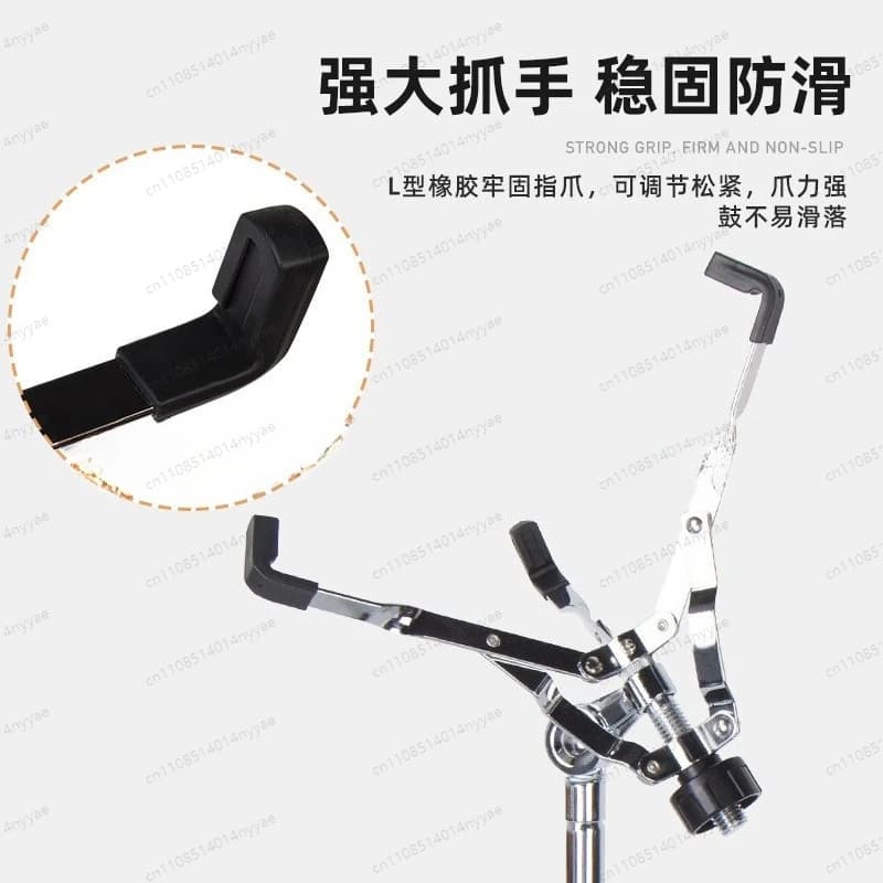 Supporto per Batteria Regolabile Resistente, Supporto per Pad di Pratica, Tom da 12 Pollici, Tamburo a Lingua, Supporto per Rullante
