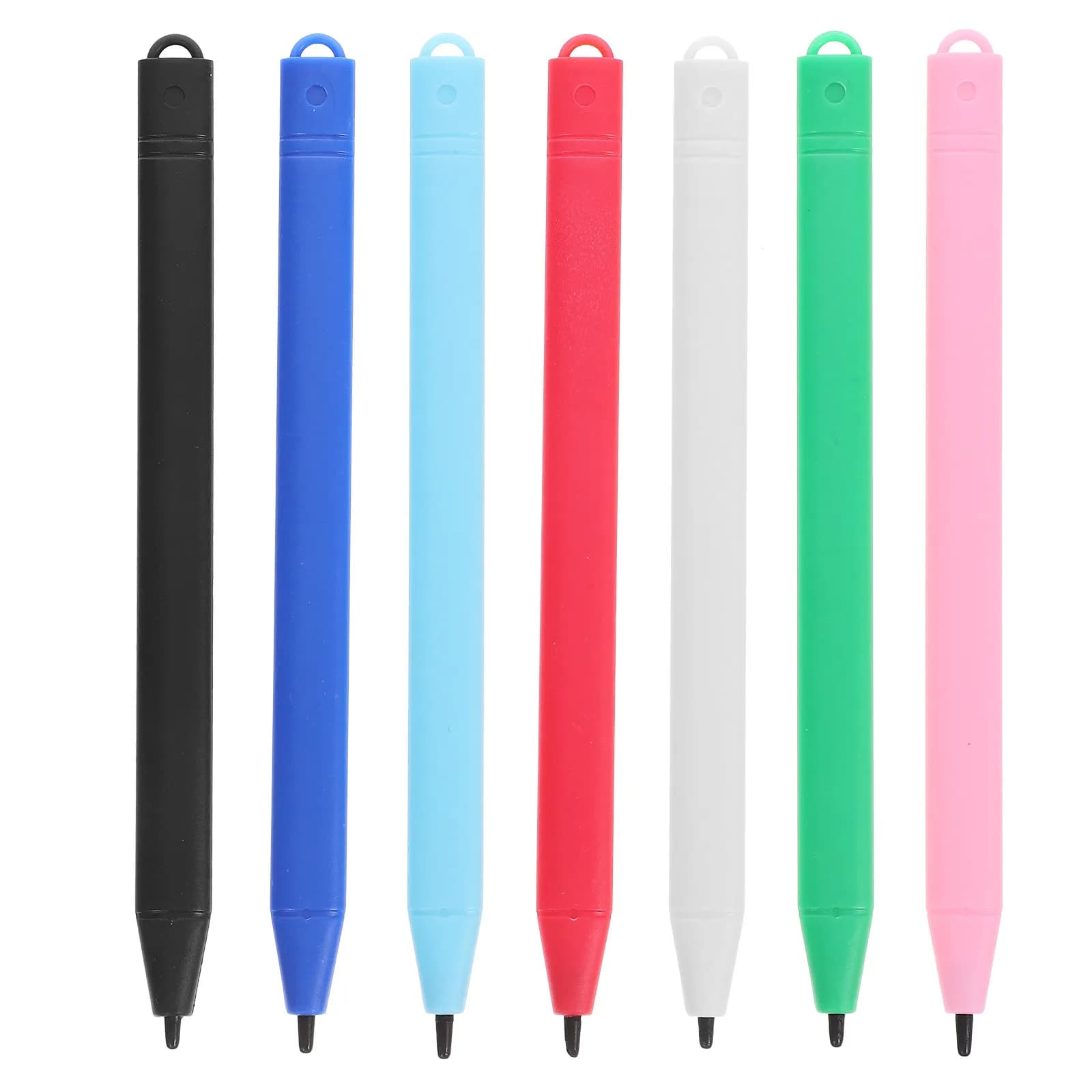 Penna stilo per tablet LCD da 7 pezzi, leggera e portatile, per la scrittura su touch screen, disegno, graffiti, penna per tablet, stilo universale