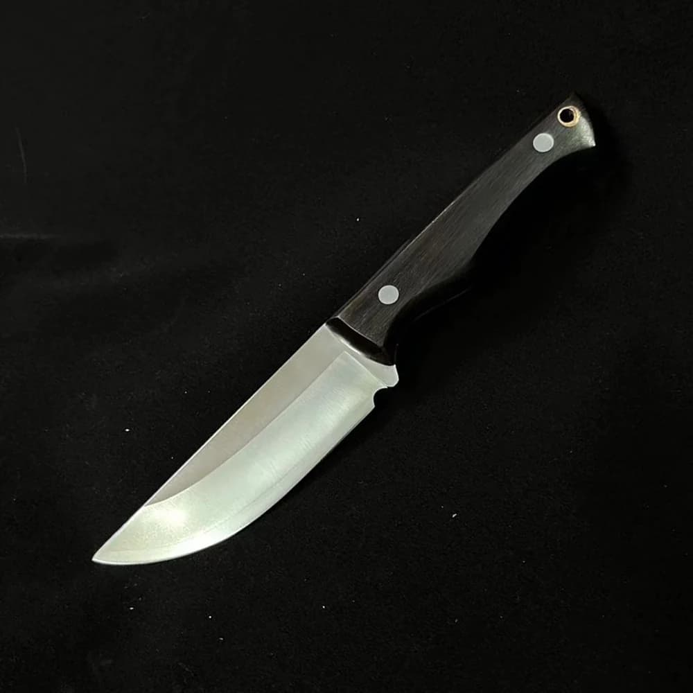 4,5 inch multipurpose knife with lid 3 layers BG42 Special aviation steel blade Sharpened mannaia Hand-made forged kitchen knife