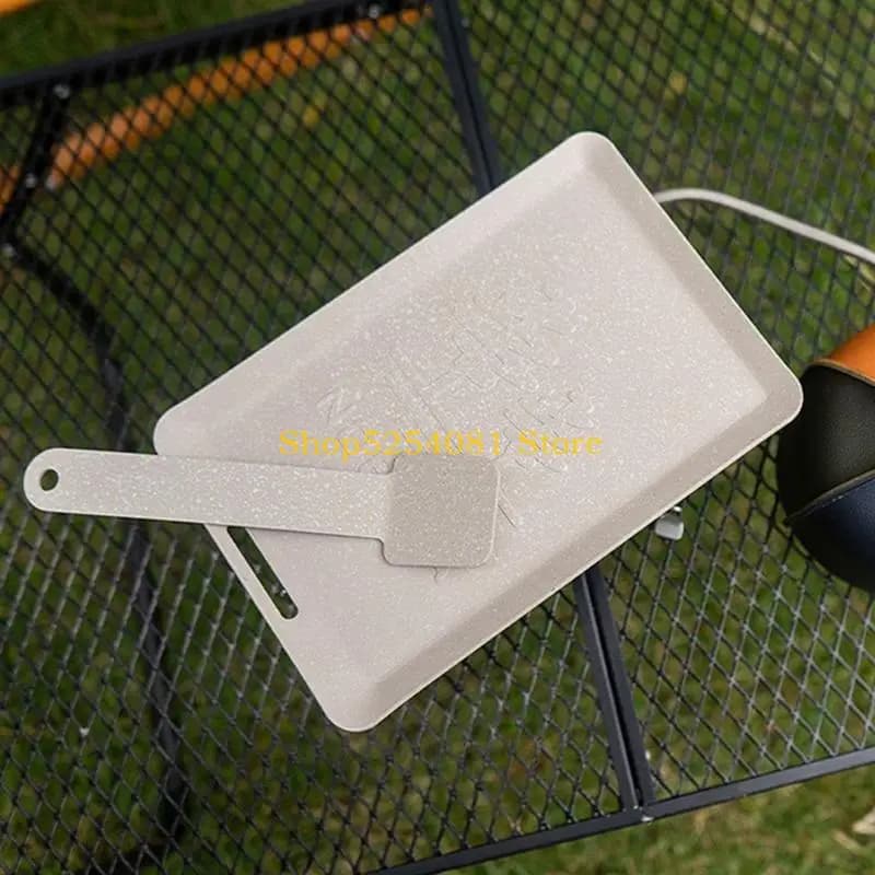 Axyc Fried Fish Frying Pad Camped Fried Steak Pot Pot Teppanyakis Baking Outdoor Baking