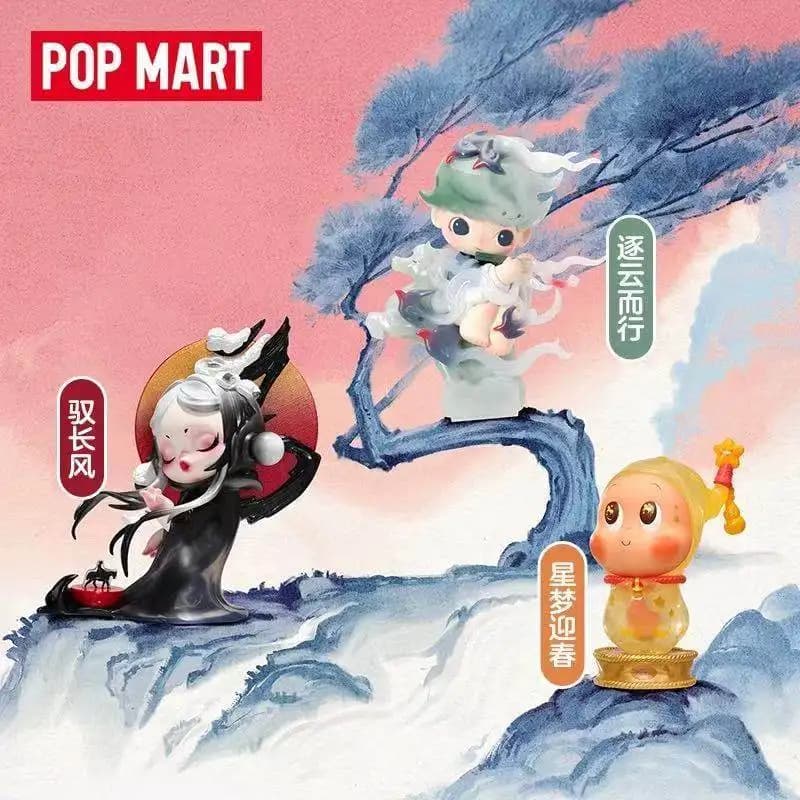 Nuova Serie Popmart 'Il Galoppo Dorato', Scatola Misteriosa Originale, Figurine Anime, Ornamenti, Statuette, Regalo di Capodanno