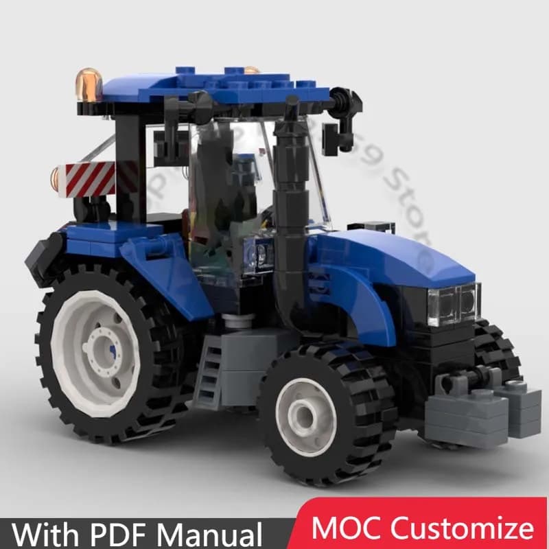 Set di Costruzioni Modulari 198 Pezzi, Auto Sportiva Veloce e Piccolo Trattore, Design Creativo Popolare, Giocattolo DIY per Ragazzi, Regalo di Natale