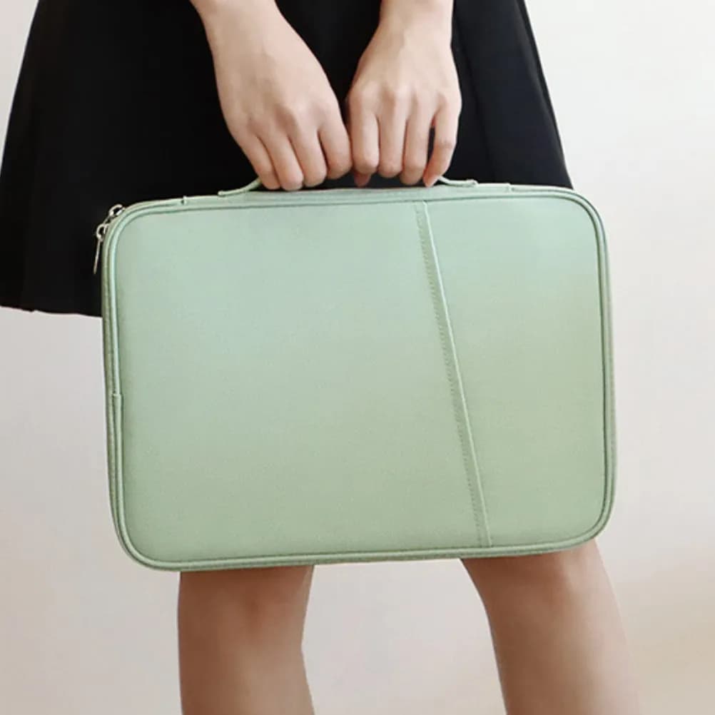Borsa Spaziosa e Leggera per Tablet 10.8-11 Pollici, Design Minimalista, Custodia Protettiva in Nylon per Tablet ed E-Reader, per Viaggi e Ufficio