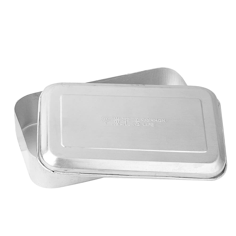Vecchio Bento Box in alluminio stile nostalgico ovale sterilizzazione ad alta temperatura contenitore per alimenti campeggio Eco durevole Lunch Box con coperchio