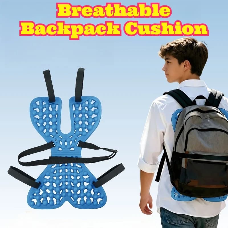 Breathable Backpack Cushion Sweat Proof Pressure Relief Pad Ultralight Summer Outdoor Travel Hiking Commuting Laptop Computer