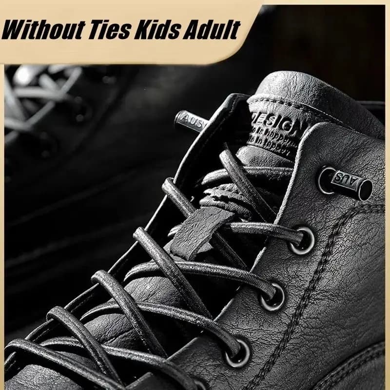 Moda No Tie lacci delle scarpe lacci elastici Sneakers lacci delle scarpe piatti senza cravatte bambini lacci delle scarpe rapidi per adulti taglia unica per tutte le scarpe