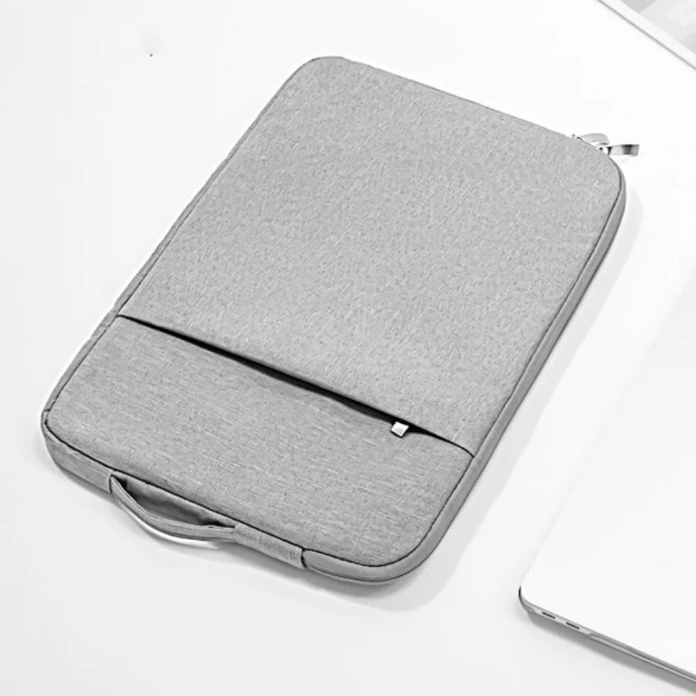 Moda con manico Borse per laptop portatili Custodia per laptop leggera e impermeabile Doppia cerniera Custodia per notebook in materiale morbido Uso per ufficio