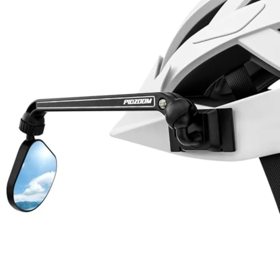 Specchietto per Casco da Bicicletta, Rotazione a 360° ° Specchietto Retrovisore Regolabile e Girevole per Accessori da Ciclismo e Altri Usi