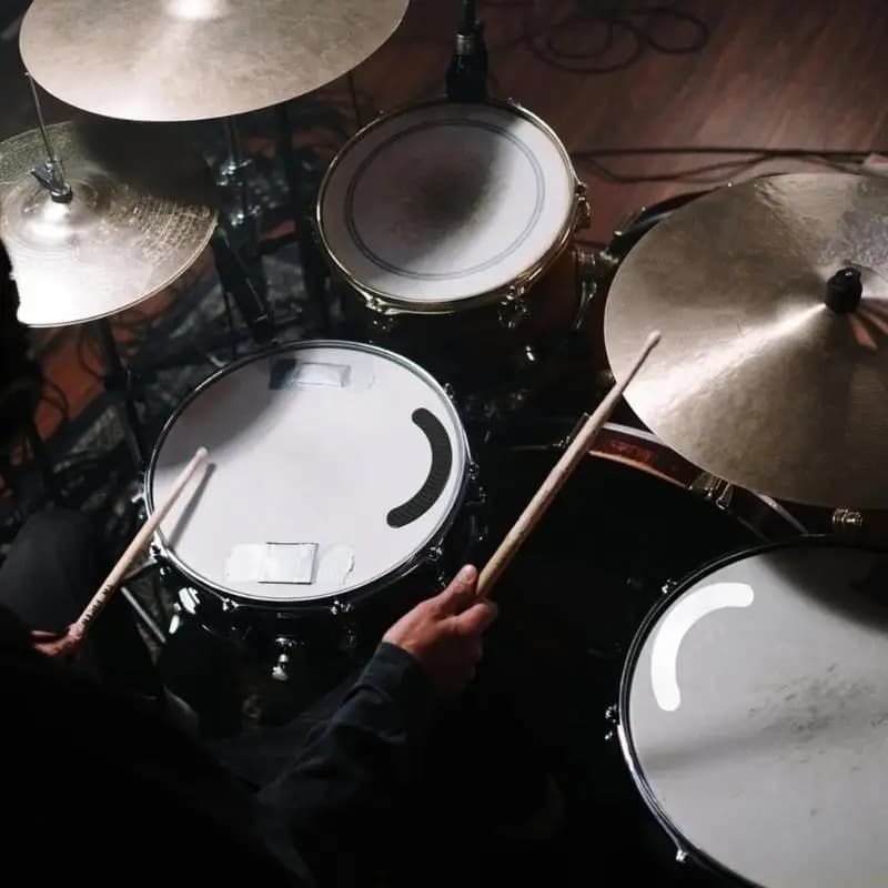 U2JB Adjustable Silicone Drum Dampeners Muting Strips Silencers Pad For Great Playability And Noise Control Suitable For Drum