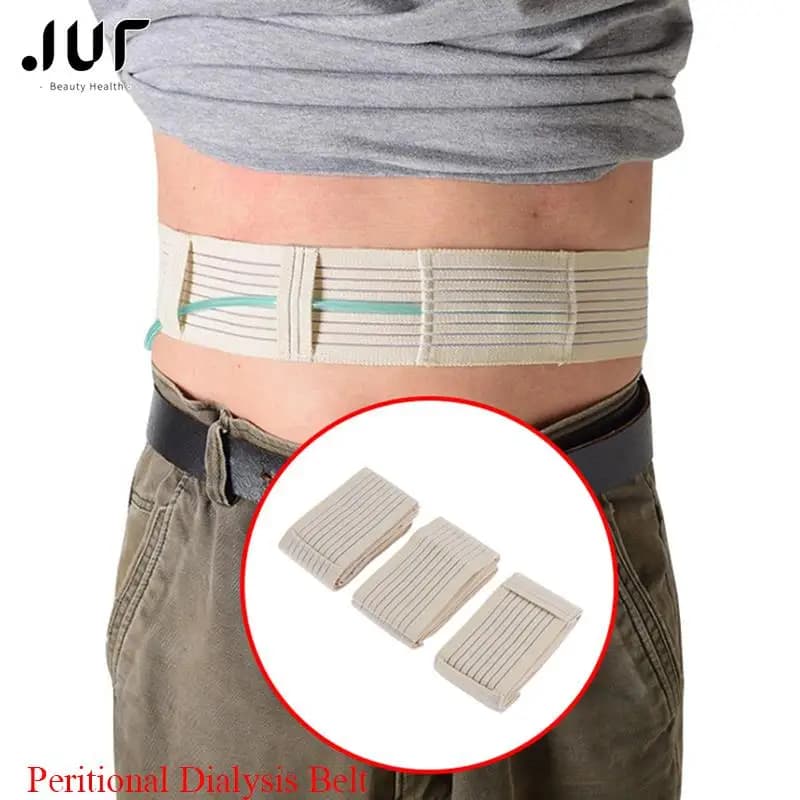 Supporto per la schiena cintura di protezione terapia cintura addominale traspirante regolabile terapia della cintura di protezione del condotto per dialisi peritoneale