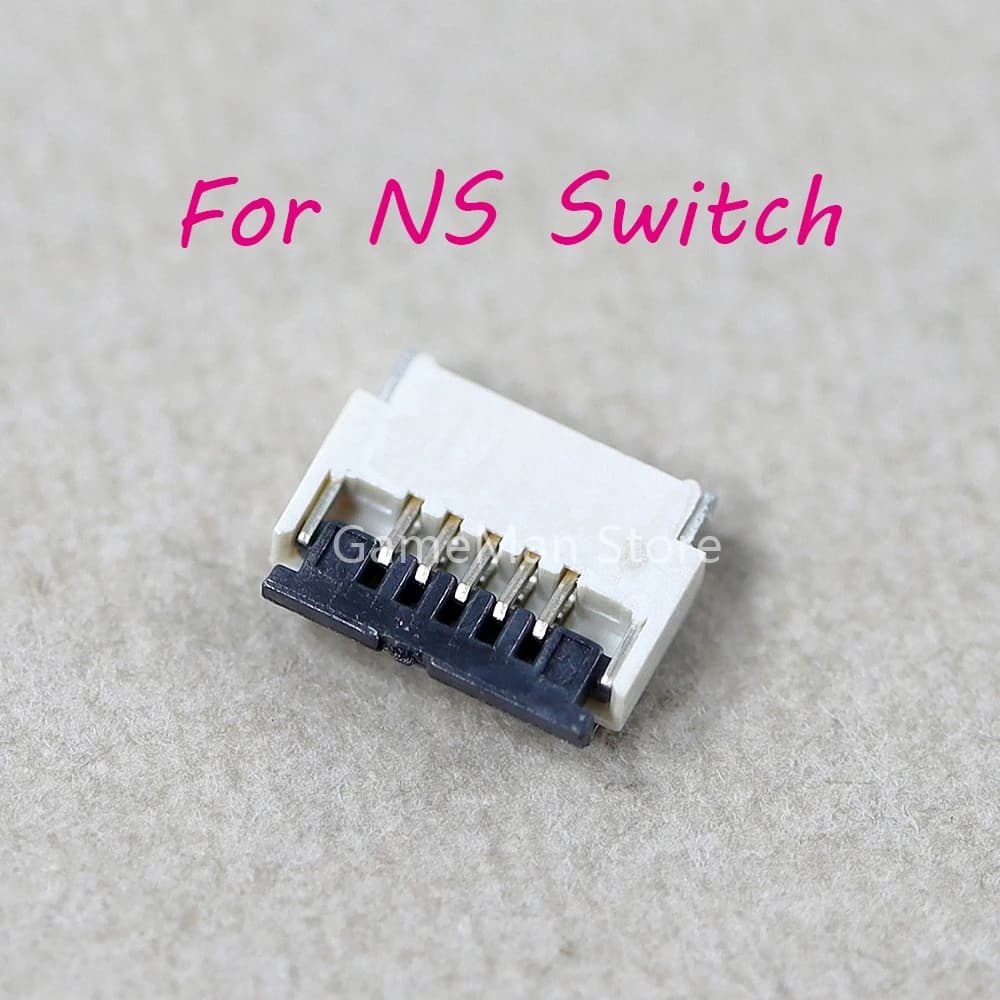 2pcs For Nintendo NS Switch Joystick Socket 3D Joystick Cable Receptacle Flex Cable Connector Socket Replacement Parts