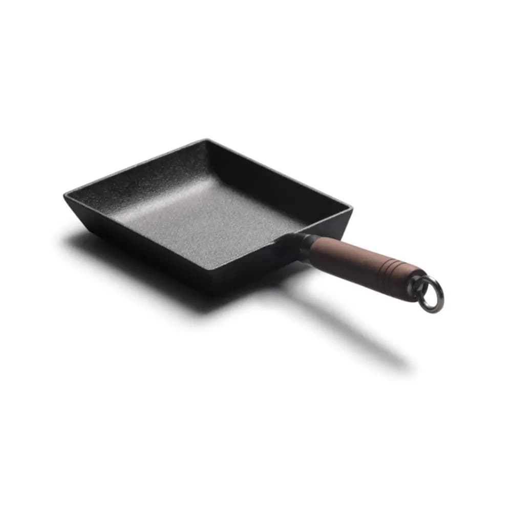 Rettangolare Anti-adhering pan for Omelette, Easy-to-rotation plated bottom, Perfect for Eggs, Pancake, Sandwich, Gas cooker only