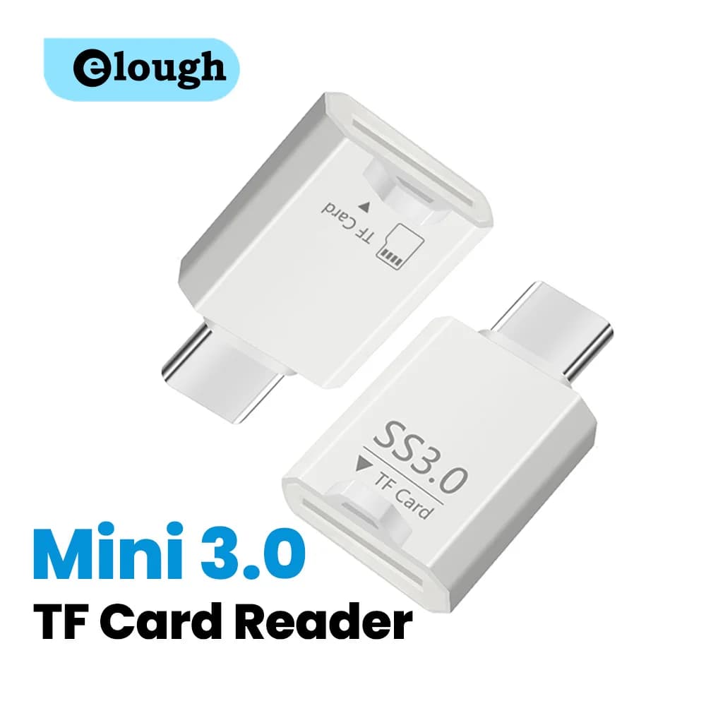 Mini TF Card Reader USB C 2.0/3.0 Male To TF Memory Card Adapter High Speed Transfer Type C Card Reader For PC Laptop Phones