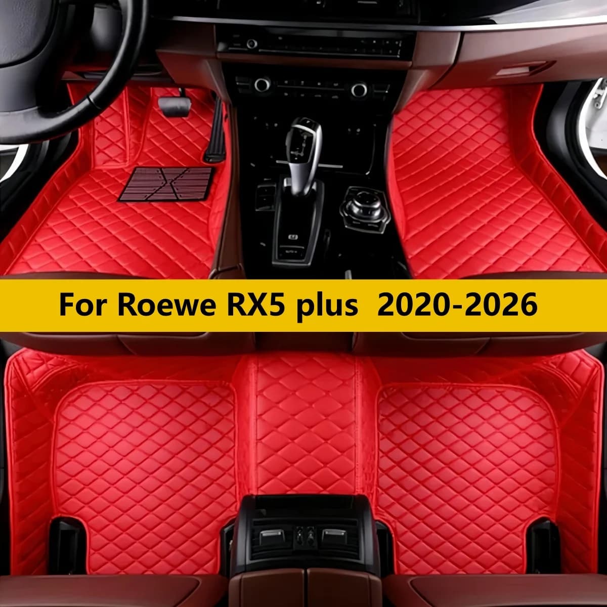 Tappetini Auto Personalizzati per Roewe RX5 Plus 2020 2021 2022 2023 2024 2025 2026, Set Completo di Tappeti e Moquette per Veicoli