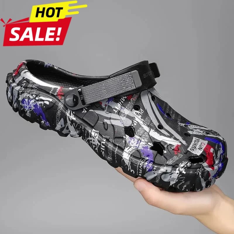 Sandali Estivi da Uomo 2026, Zoccoli da Giardino, Scarpe Casual con Fori, Scarpe da Acqua, Comode Ciabatte Morbide per Casa